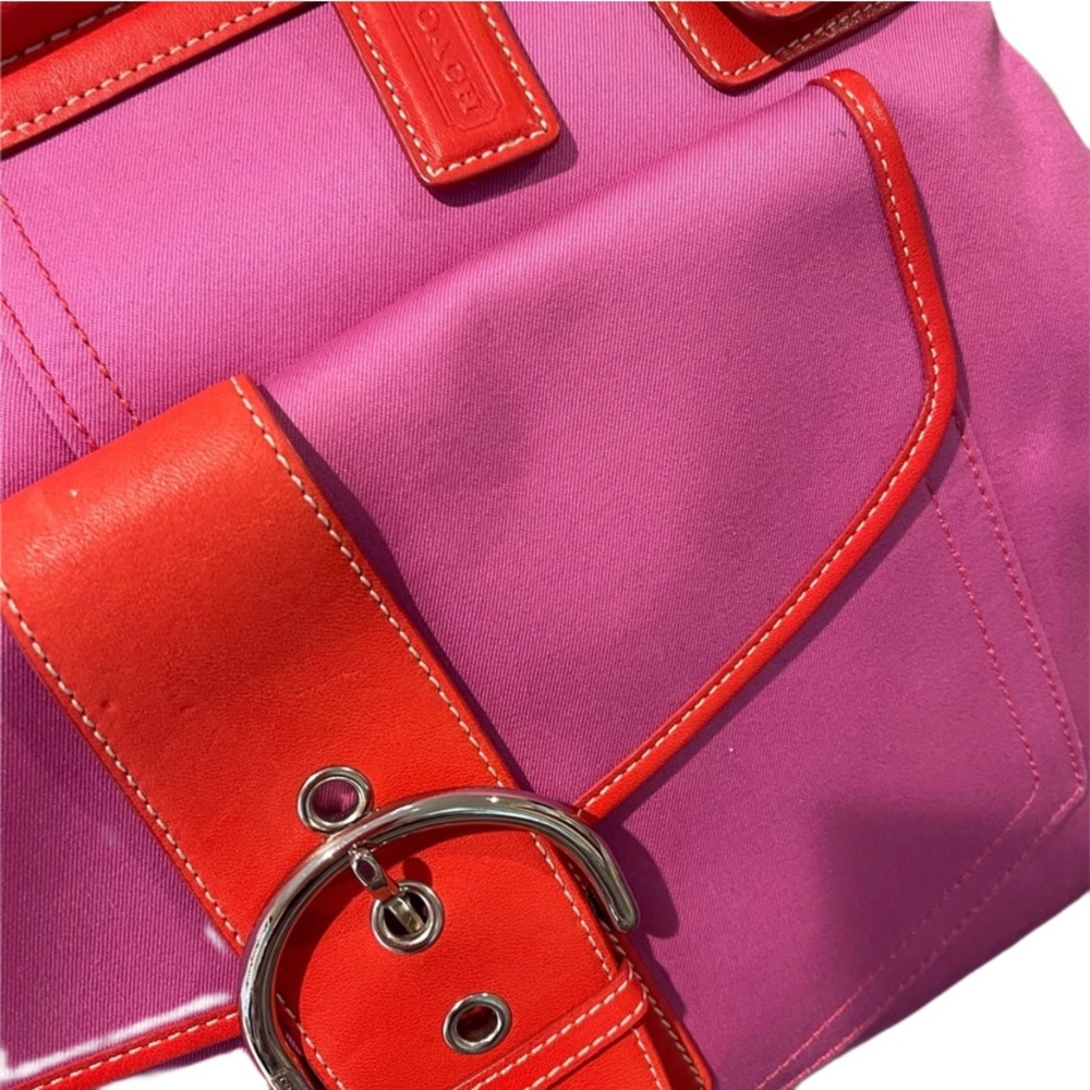 Y2K VINTAGE COACH ‘Hampton Turnlock Carryall’ Limitd Ed Satchel,Rare/Unique 🔥 - Picture 5 of 7